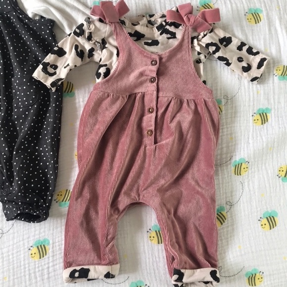 Jessica Simpson Leopard Velvet Jumpsuit 